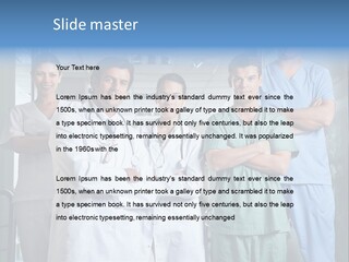 Lab Mixed Ethnic PowerPoint Template