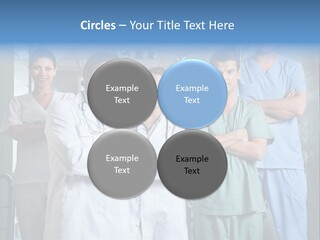 Lab Mixed Ethnic PowerPoint Template