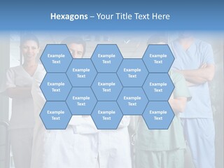 Lab Mixed Ethnic PowerPoint Template