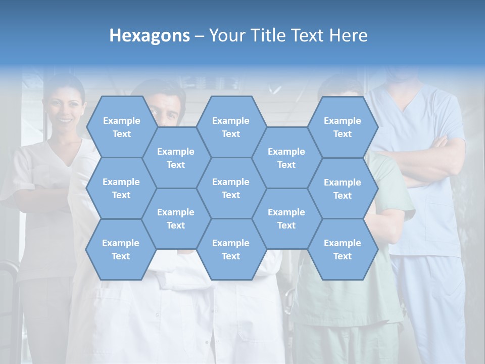 Lab Mixed Ethnic PowerPoint Template