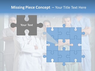 Lab Mixed Ethnic PowerPoint Template