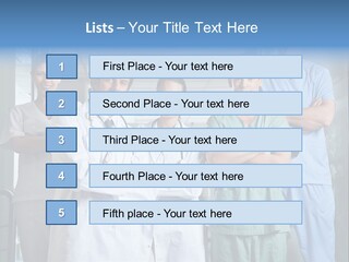 Lab Mixed Ethnic PowerPoint Template