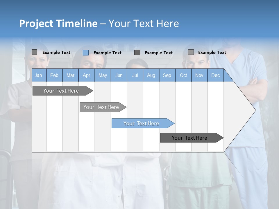 Lab Mixed Ethnic PowerPoint Template