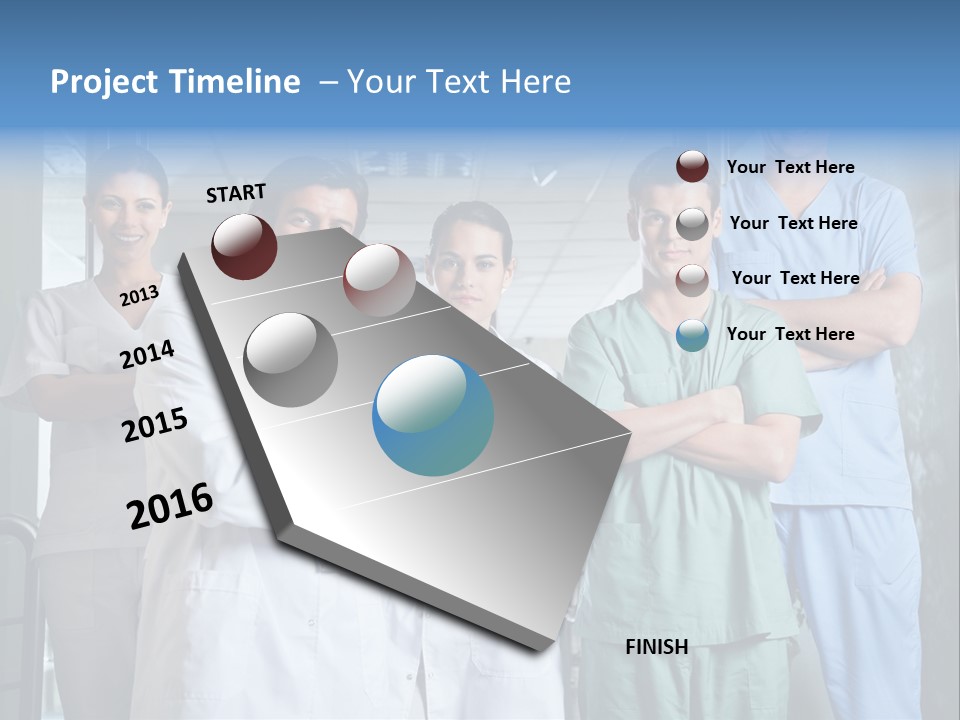 Lab Mixed Ethnic PowerPoint Template