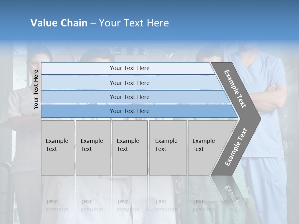 Lab Mixed Ethnic PowerPoint Template