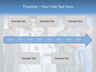 Lab Mixed Ethnic PowerPoint Template