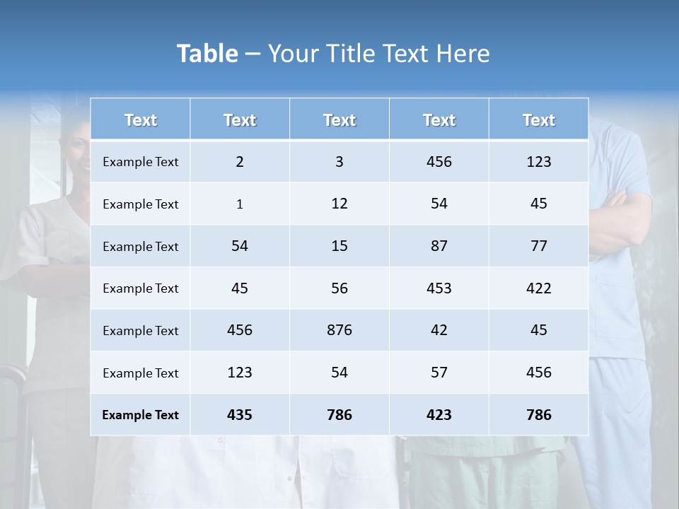 Lab Mixed Ethnic PowerPoint Template