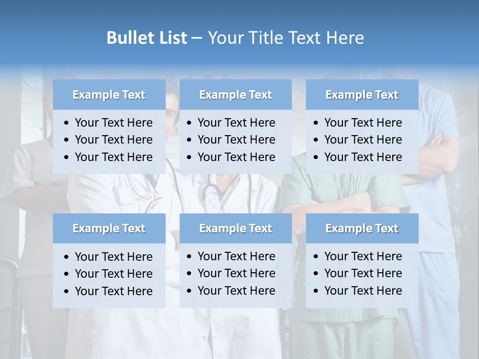 Lab Mixed Ethnic PowerPoint Template