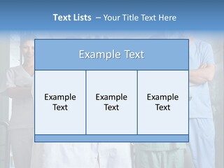 Lab Mixed Ethnic PowerPoint Template