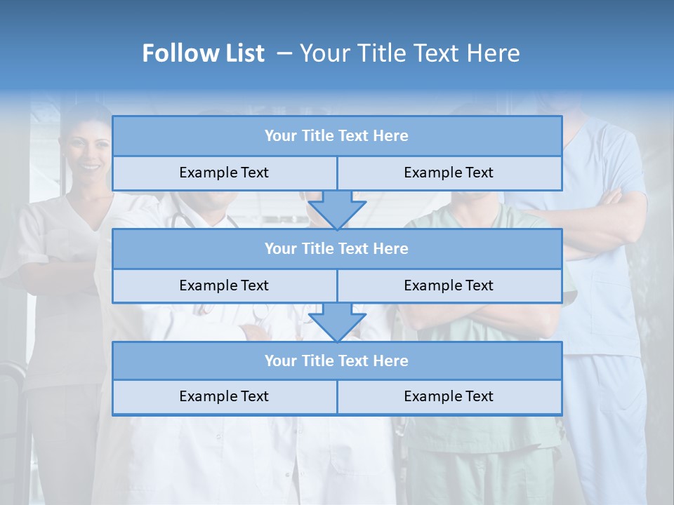 Lab Mixed Ethnic PowerPoint Template
