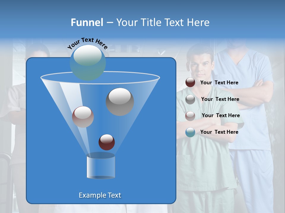 Lab Mixed Ethnic PowerPoint Template