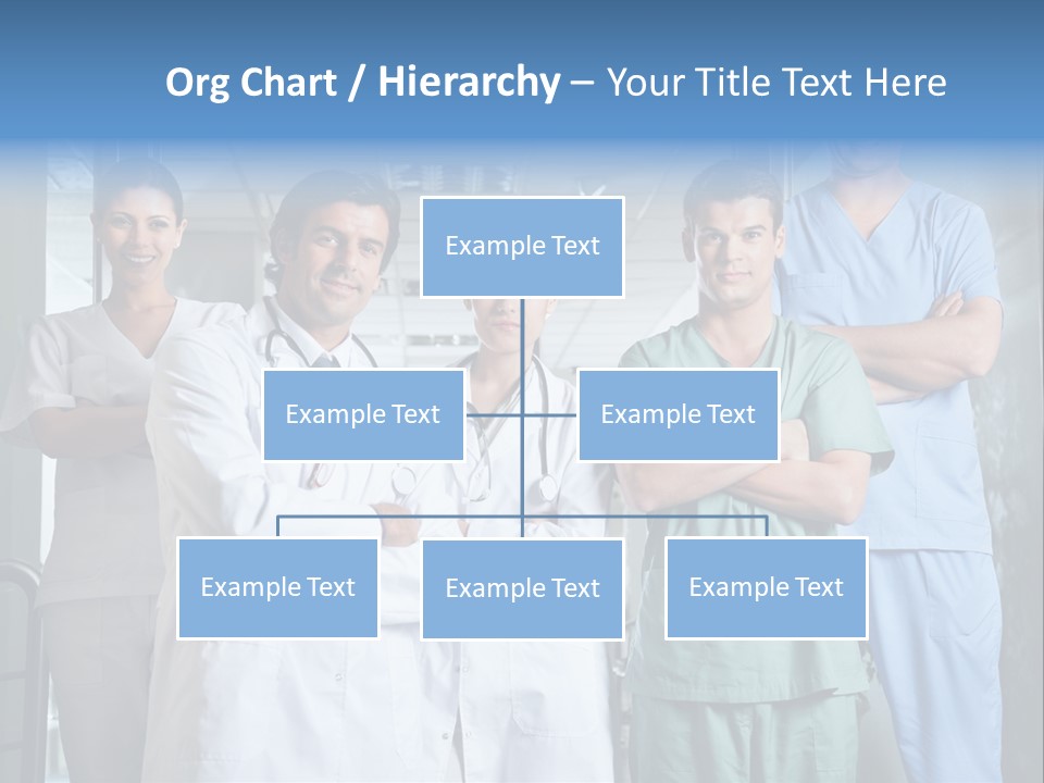 Lab Mixed Ethnic PowerPoint Template
