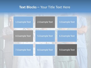 Lab Mixed Ethnic PowerPoint Template
