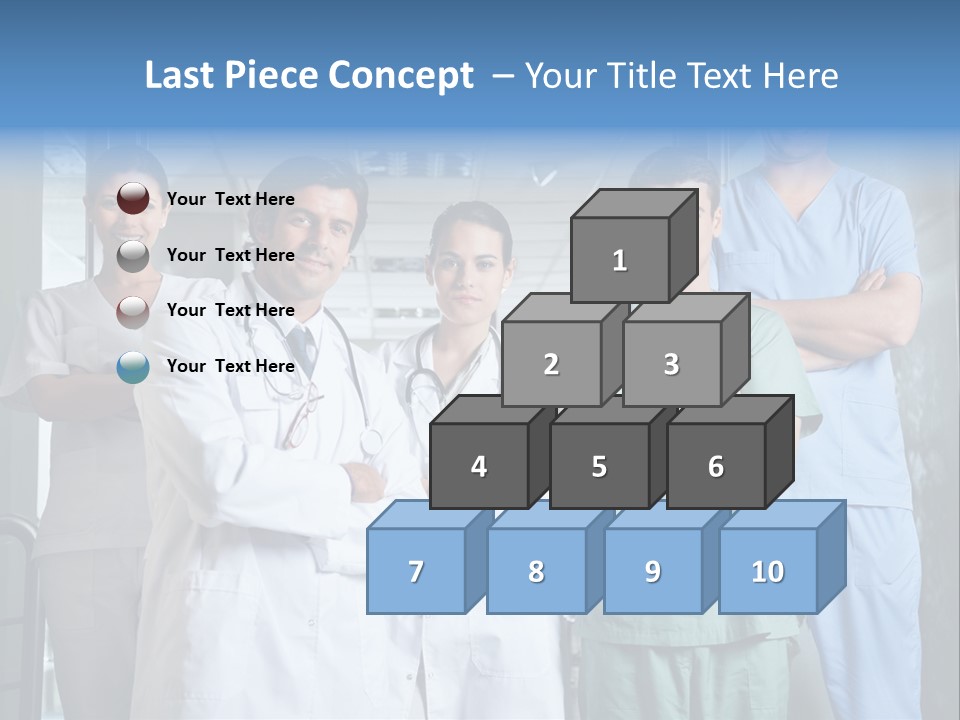 Lab Mixed Ethnic PowerPoint Template