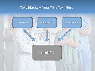 Lab Mixed Ethnic PowerPoint Template