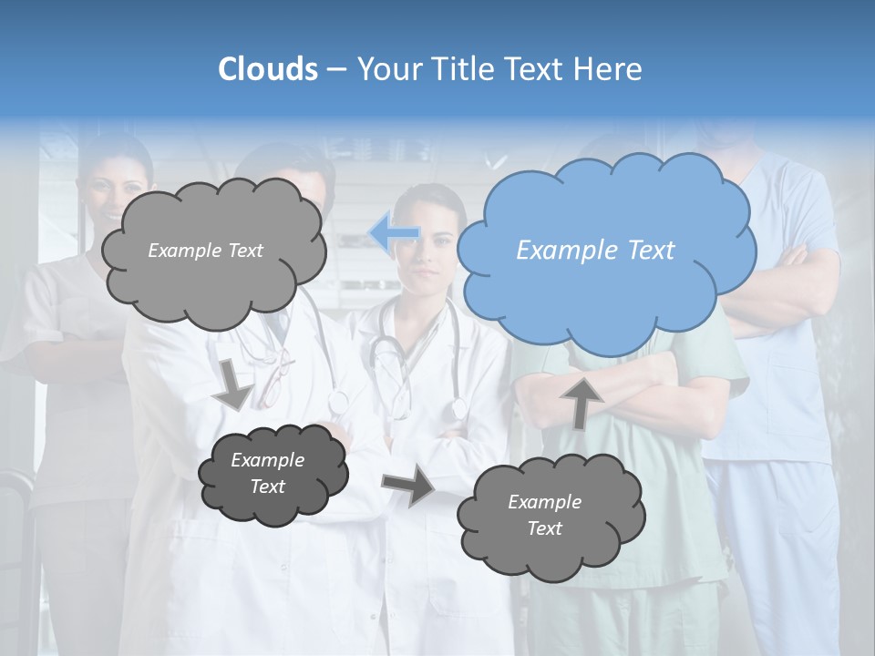 Lab Mixed Ethnic PowerPoint Template