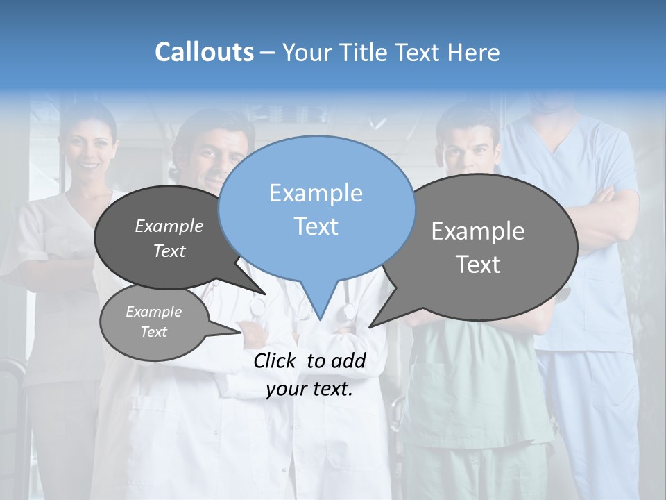 Lab Mixed Ethnic PowerPoint Template