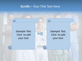 Lab Mixed Ethnic PowerPoint Template