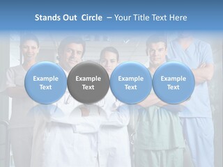 Lab Mixed Ethnic PowerPoint Template