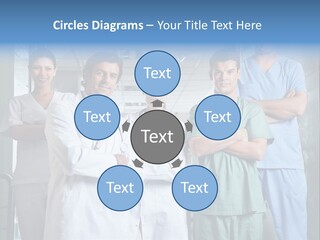 Lab Mixed Ethnic PowerPoint Template