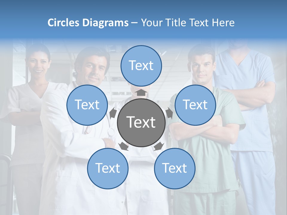 Lab Mixed Ethnic PowerPoint Template