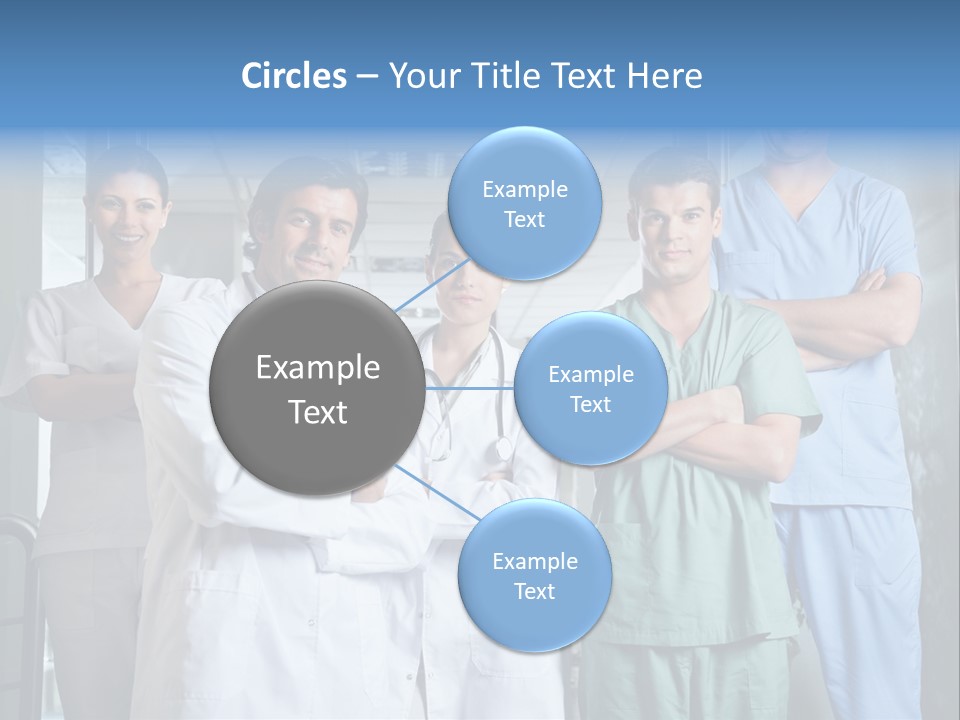 Lab Mixed Ethnic PowerPoint Template