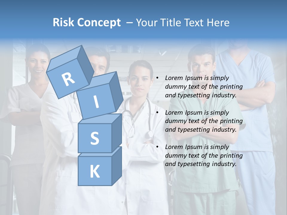 Lab Mixed Ethnic PowerPoint Template