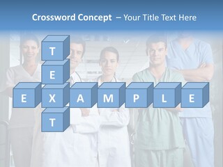 Lab Mixed Ethnic PowerPoint Template