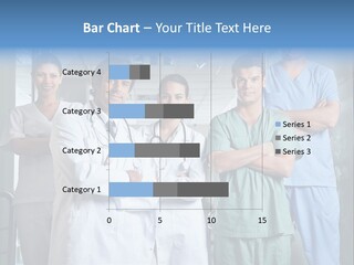 Lab Mixed Ethnic PowerPoint Template