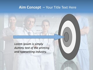 Lab Mixed Ethnic PowerPoint Template