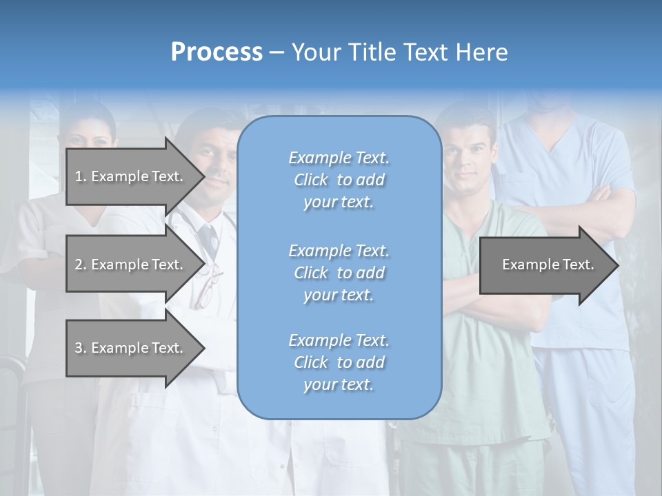 Lab Mixed Ethnic PowerPoint Template