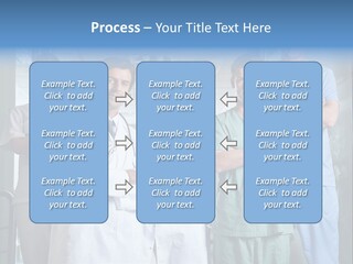 Lab Mixed Ethnic PowerPoint Template
