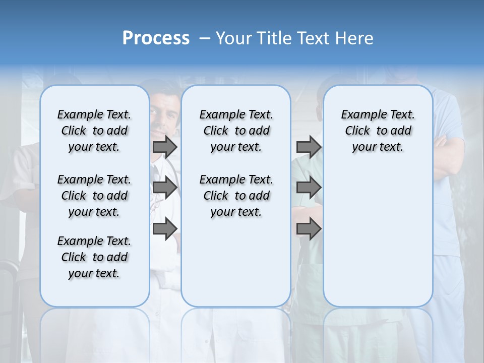Lab Mixed Ethnic PowerPoint Template