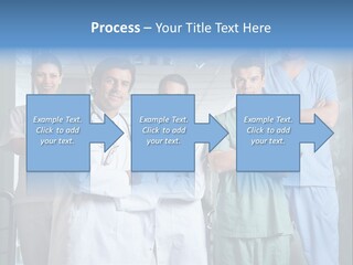Lab Mixed Ethnic PowerPoint Template