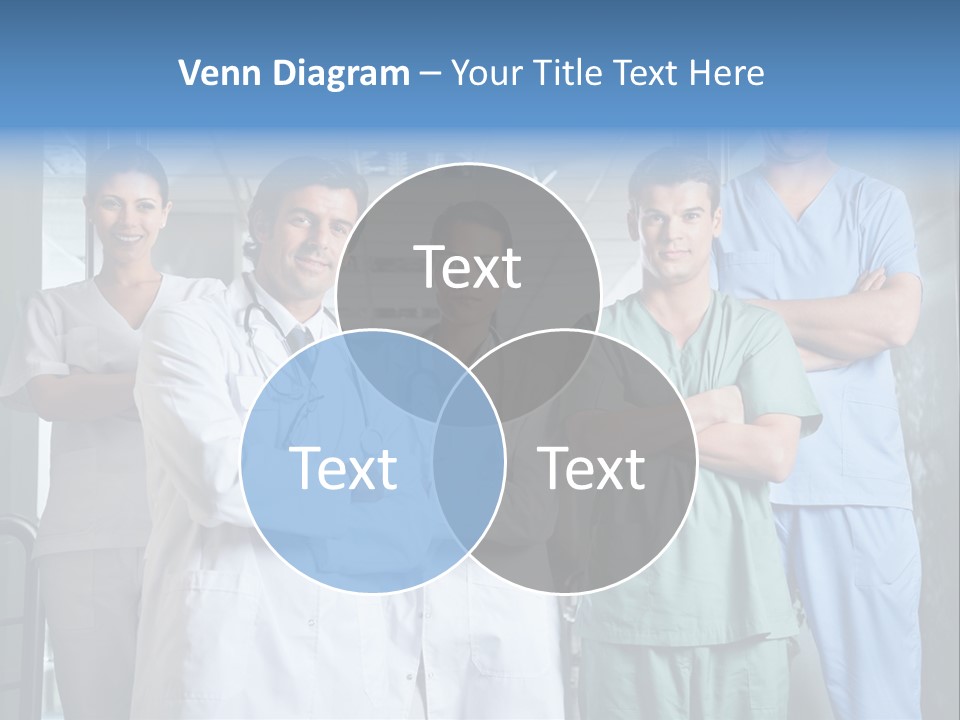 Lab Mixed Ethnic PowerPoint Template