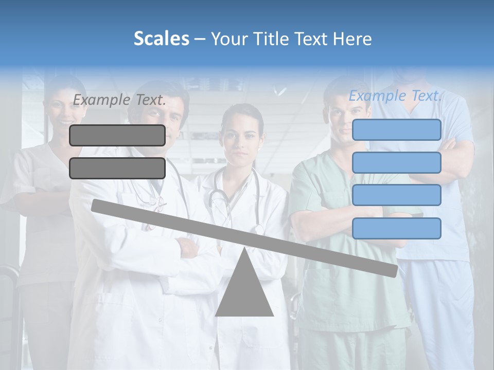 Lab Mixed Ethnic PowerPoint Template