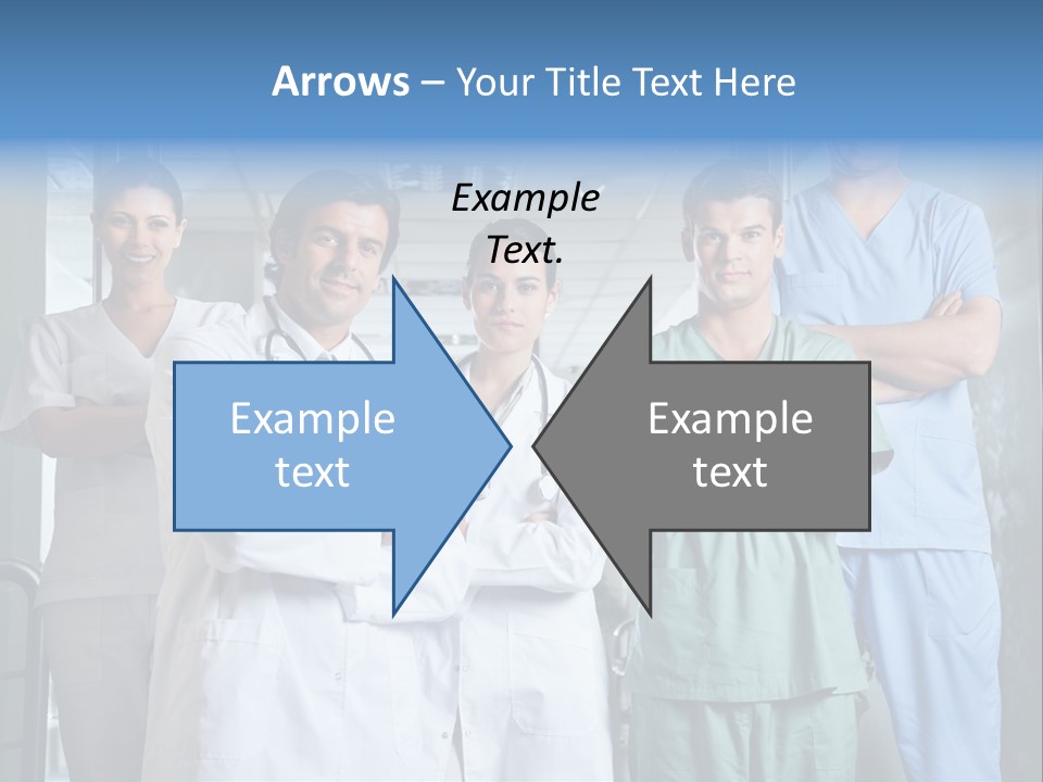 Lab Mixed Ethnic PowerPoint Template