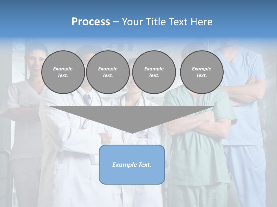 Lab Mixed Ethnic PowerPoint Template