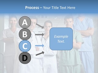 Lab Mixed Ethnic PowerPoint Template