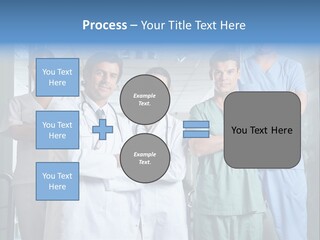 Lab Mixed Ethnic PowerPoint Template