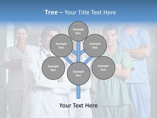 Lab Mixed Ethnic PowerPoint Template