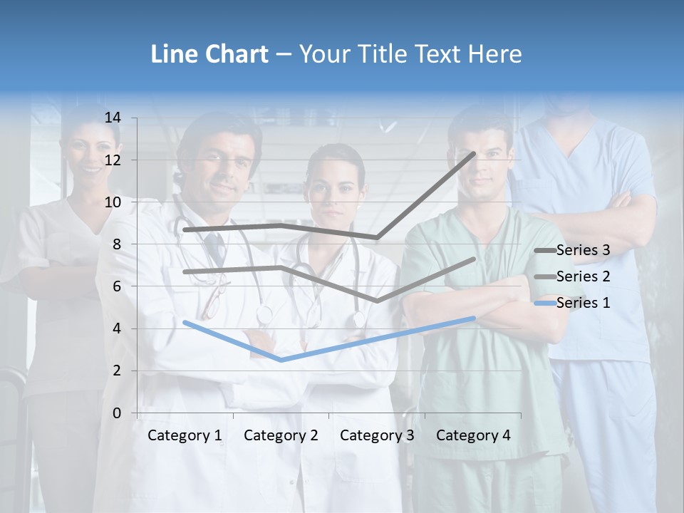 Lab Mixed Ethnic PowerPoint Template