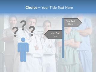 Lab Mixed Ethnic PowerPoint Template