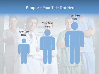 Lab Mixed Ethnic PowerPoint Template