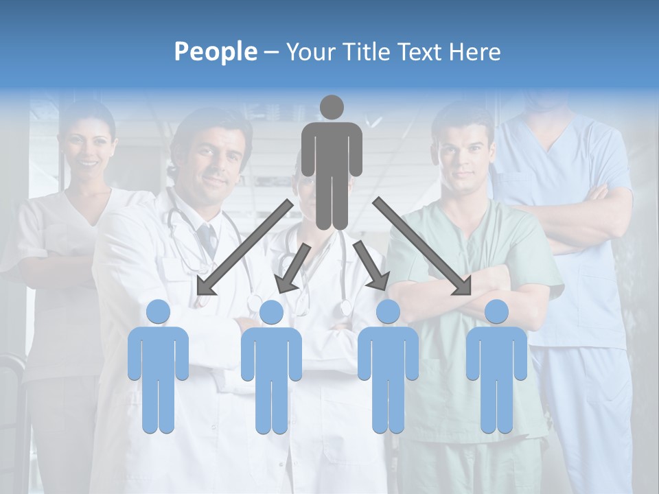 Lab Mixed Ethnic PowerPoint Template