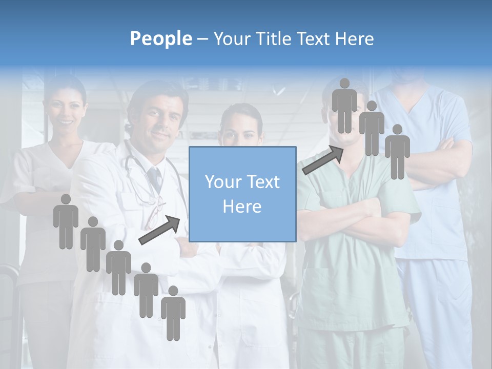 Lab Mixed Ethnic PowerPoint Template