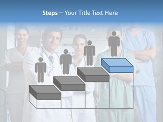 Lab Mixed Ethnic PowerPoint Template