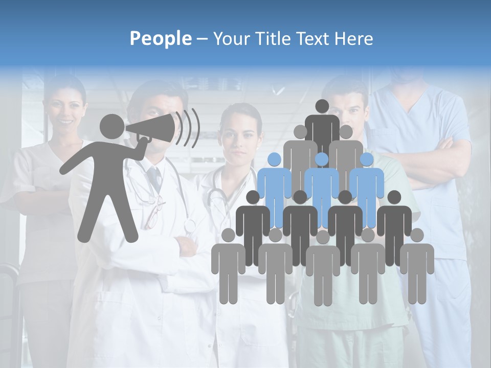 Lab Mixed Ethnic PowerPoint Template