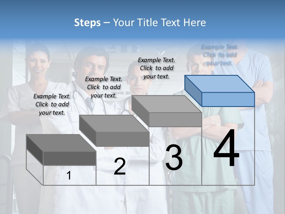 Lab Mixed Ethnic PowerPoint Template