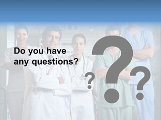 Lab Mixed Ethnic PowerPoint Template